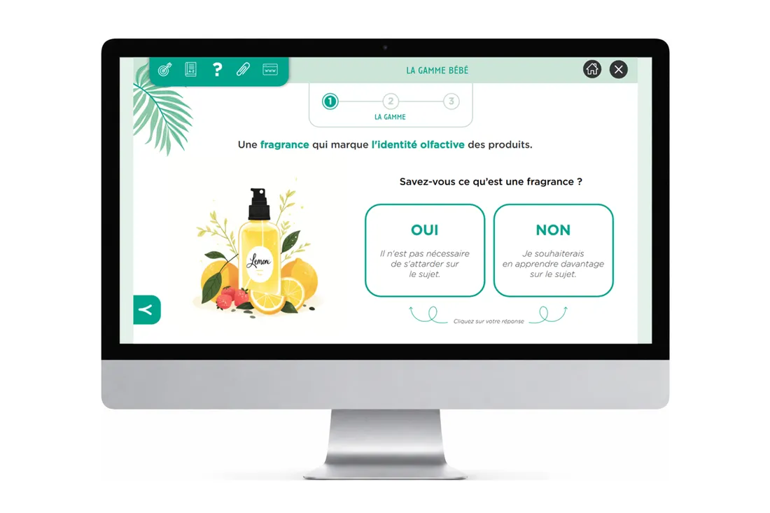 Savez-vous ce qu'est une fragrance ?, laboratoire pharmaceutique, conçu par Les Façonautes