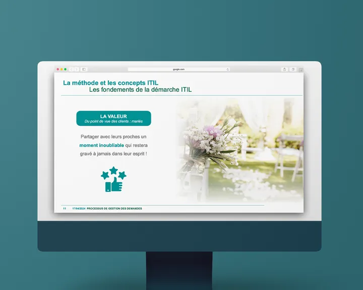 Aperçu du projet La méthode ITIL réalisé par Les Façonautes