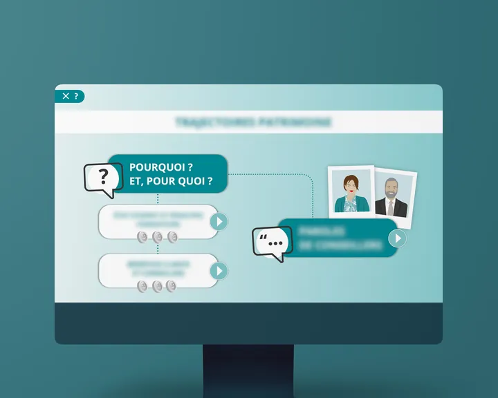 Aperçu du module Trajectoire Patrimoine réalisé par Les Façonautes